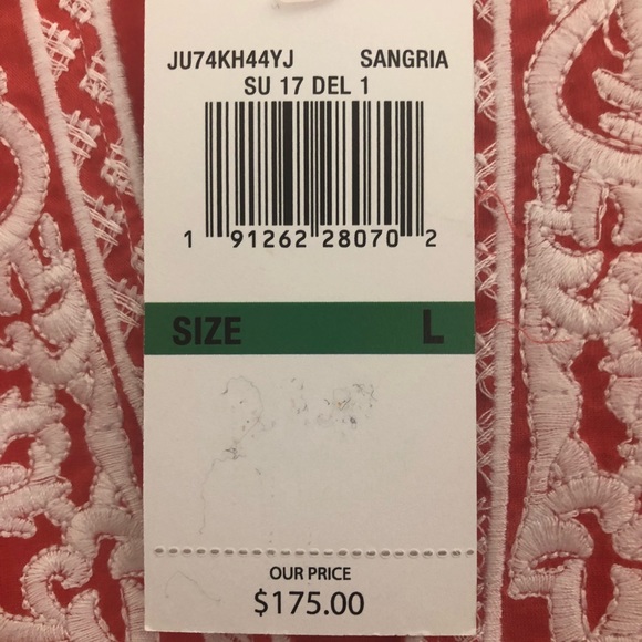 🚨Michael Korrs🚨Sangria Embroidery Blouse - Picture 3 of 3